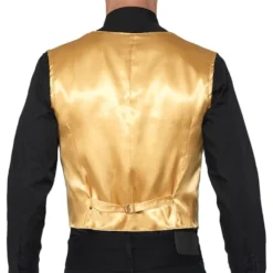 Pailletvest Guld
