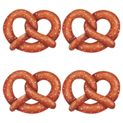Papdekoration Pretzels