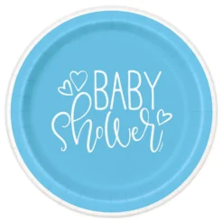 Papirasietter Baby Shower Blå