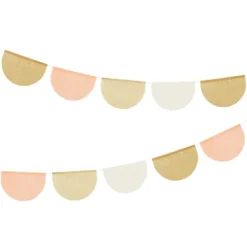 Papirguirlande Silke Mix