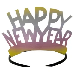 Papirhårbøjle Happy New Year