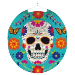 Papirlanterne Rund Day of the Dead