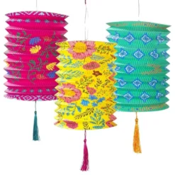 Papirlygter Boho Mix