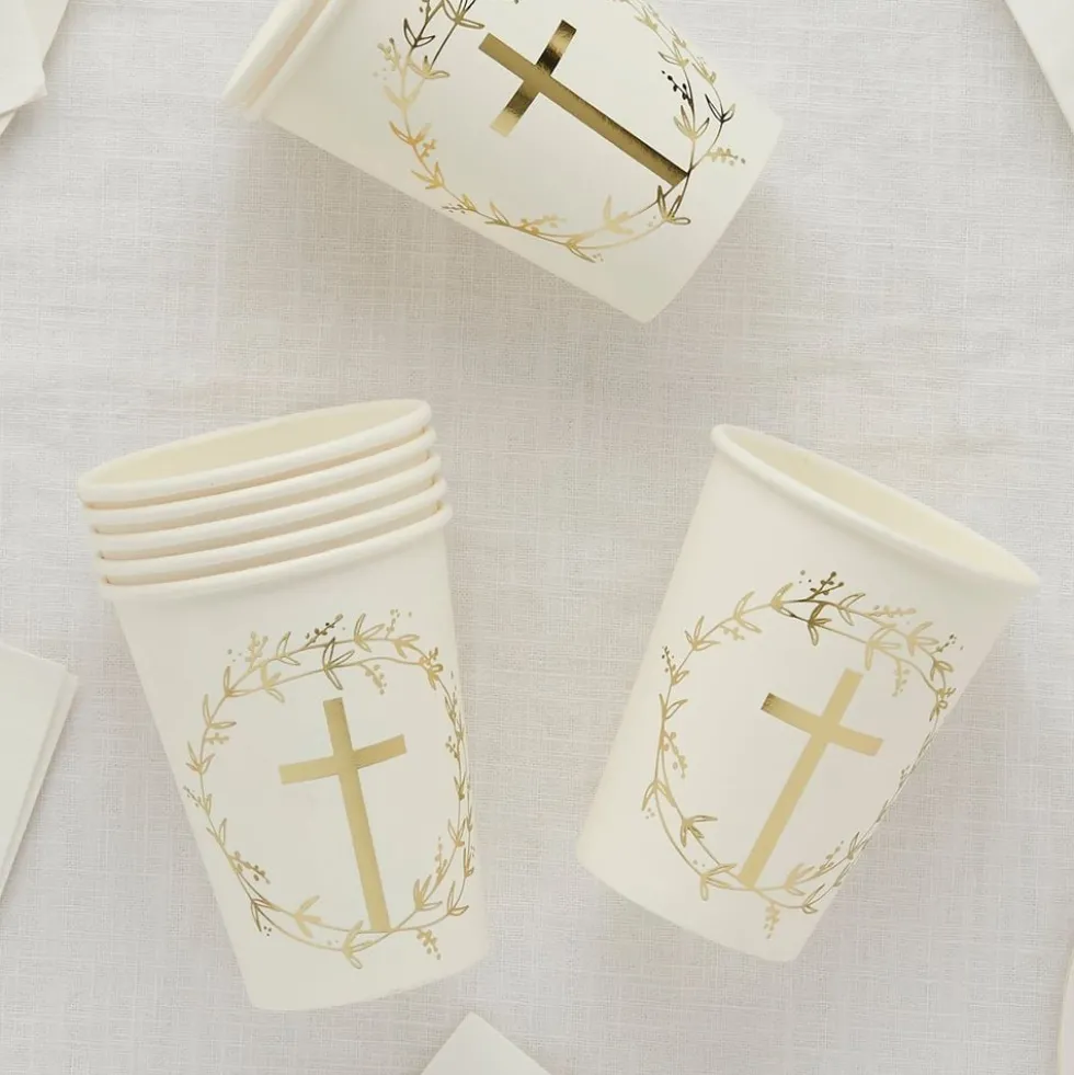 Papkrus Kors Guld