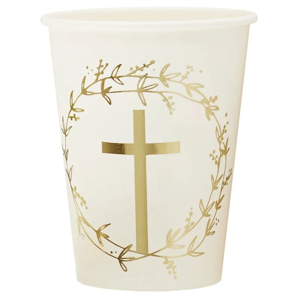 Papkrus Kors Guld