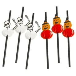 Papsugerør Halloween Skelet