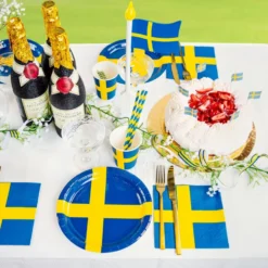 Papsugerør Svenske Flag