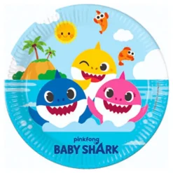 Paptallerkener Baby Shark