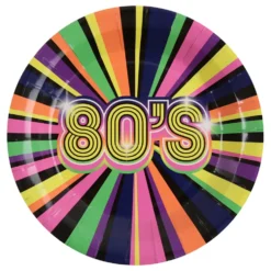 Paptallerkener Back to the 80's