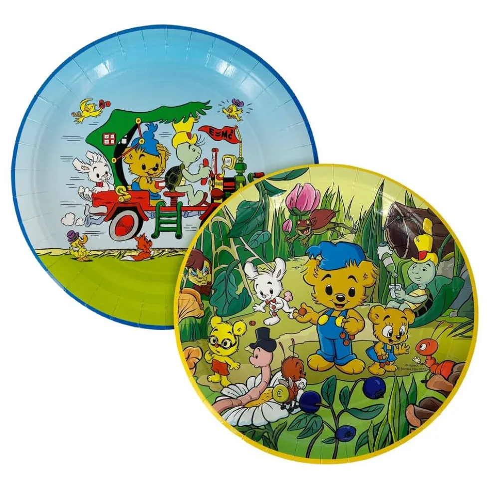 Paptallerkener Bamse