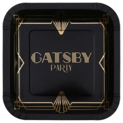 Paptallerkener Gatsby Noir