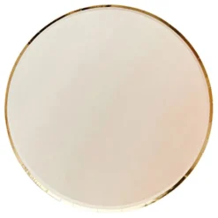 Paptallerkener Guld/Fersken Ombre