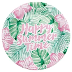 Paptallerkener Happy Summer Time