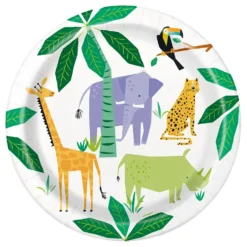 Paptallerkener Jungledyr