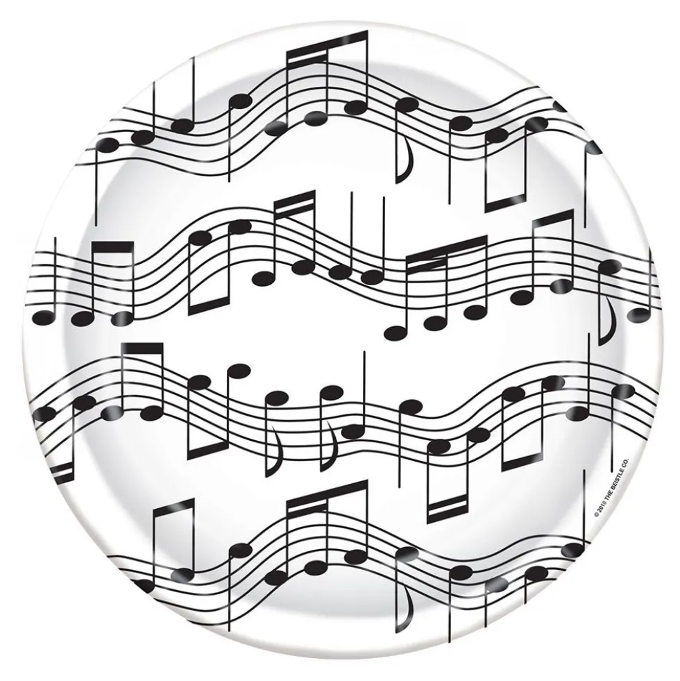 Paptallerkener Musik Noder