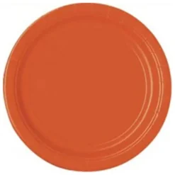 Paptallerkener Orange