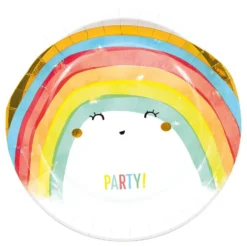 Paptallerkener Rainbow Party