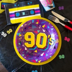 Paptallerkener 90s Party