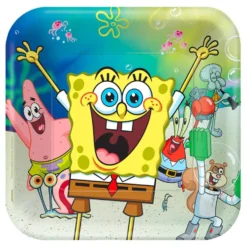Paptallerkener SvampeBob Firkant