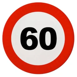 Paptallerkener Trafikskilt 60