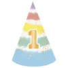 Partyhat 1-års Fødselsdag Regnbue