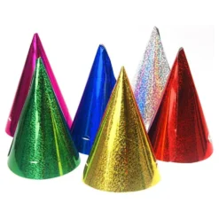 Partyhatte Holografiske Flerfarvede