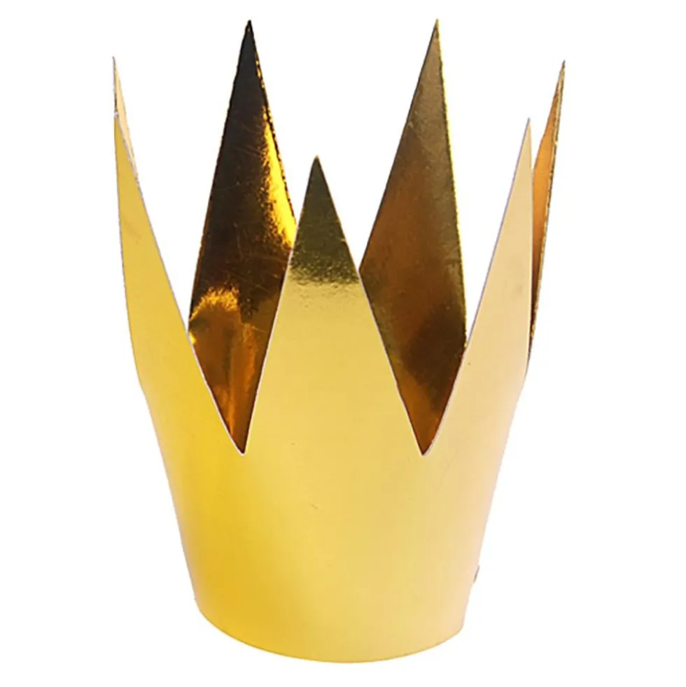 Partyhatte Prinsessekrone Guld