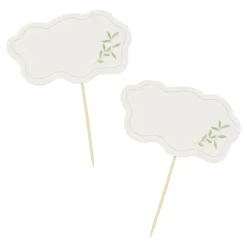 Partypicks Grønne Blade Botanic