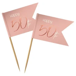 Partypicks Happy 50th Lush Blush