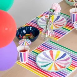 Partypicks Paraply Stripes