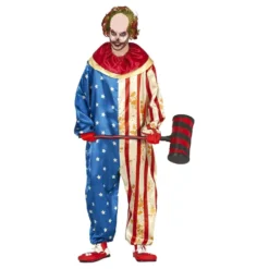 Patriotisk Dræberklovn Kostume