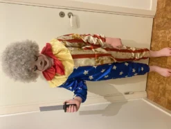 Patriotisk Klovn Børnekostume