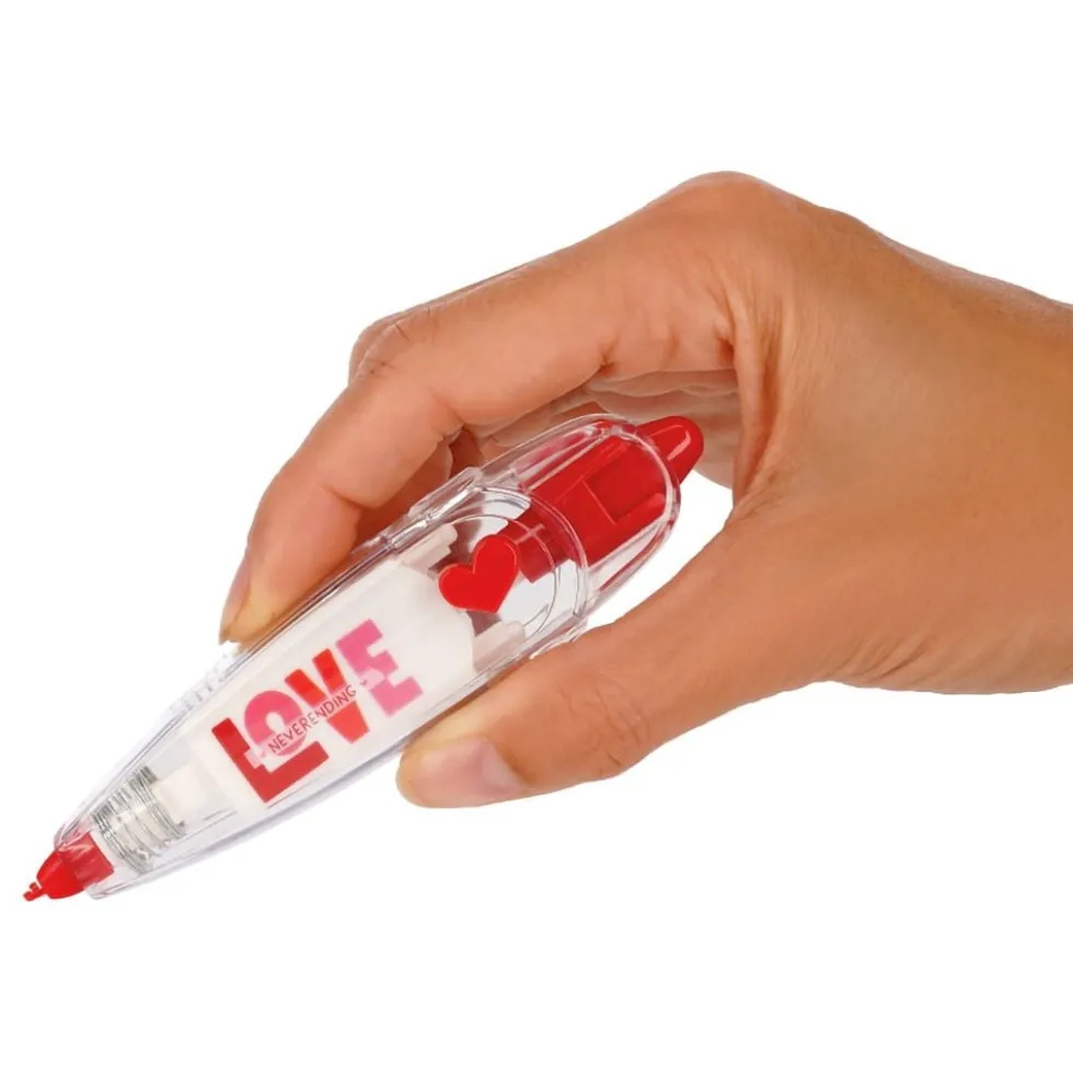 Pen med Dekorationstape Heart
