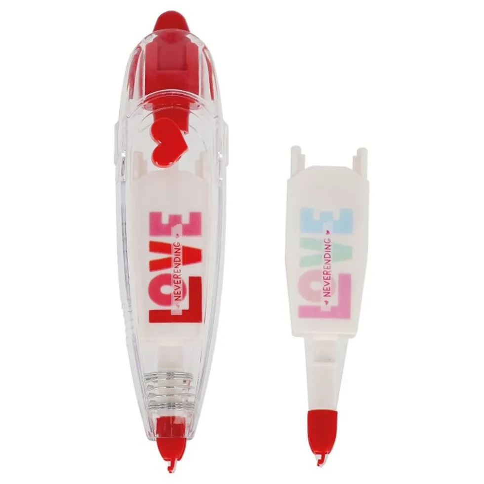 Pen med Dekorationstape Heart