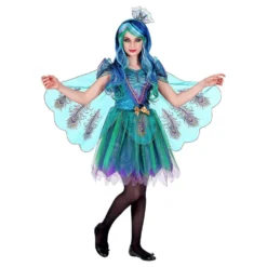 Påfugl Børnekostume
