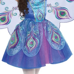 Påfuglekjole Børnekostume