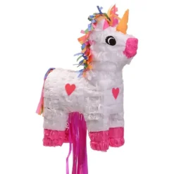 Piñata Enhjørning med Snøre