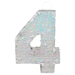 Piñata Tal Sølv Holografisk