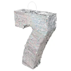 Piñata Tal Sølv Holografisk