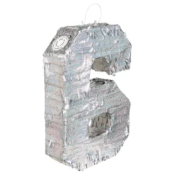 Piñata Tal Sølv Holografisk