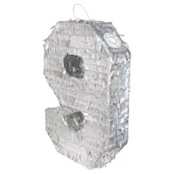 Piñata Tal Sølv Holografisk
