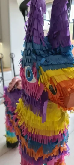 Pinata Æsel Flerfarvet