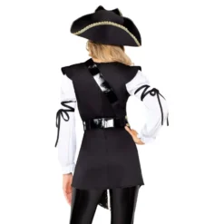 Pirat Kaptajn Dame Deluxe Kostume