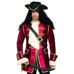Pirat Kaptajn Deluxe Kostume