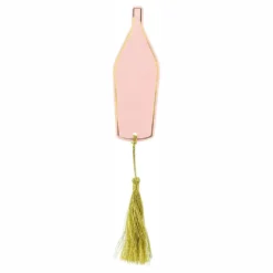 Placeringskort Flaske med Tassel