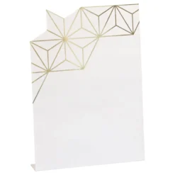 Placeringskort Geometrisk Guld
