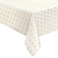 Plastdug Geometrisk Guld