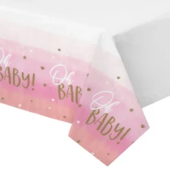 Plastdug Oh Baby Girl Lyserød