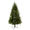 Plastjuletræ med LED-belysning