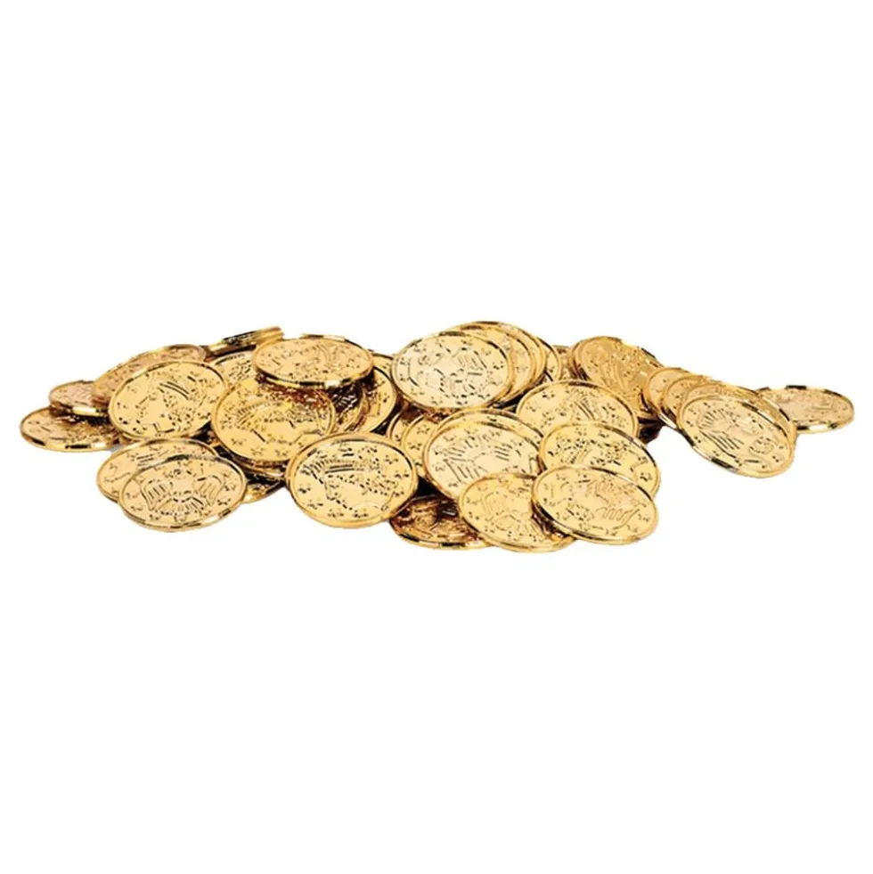Plastmønt Guld